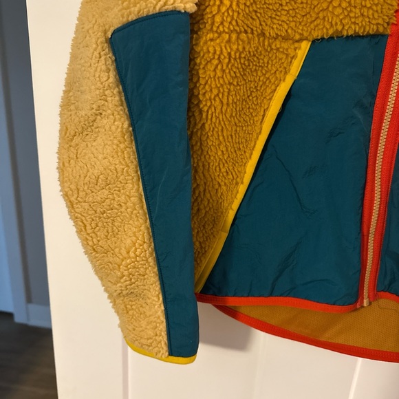 Men Colorful Fleece Jacket - Picture 4 of 6